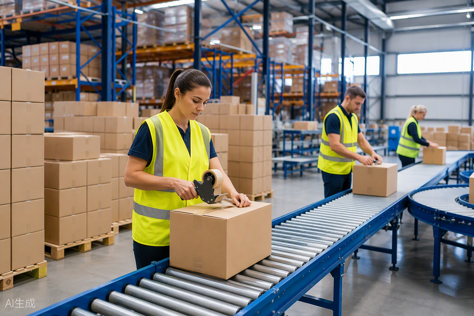 Warehouse packing staff supply UAE